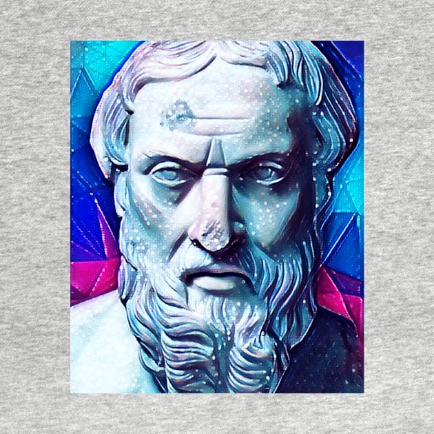 Herodotus Snowy Portrait | Herodotus Artwork 13 by JustLit